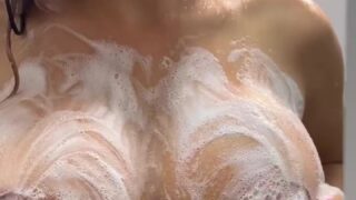 Aline limas Privacy Video Nude Rub Boobs In Bathroom