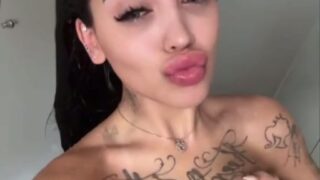 MC Mirella Aka Badmi Privacy Video Nude Teasing In Bathroom