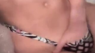 Christina Khalil Onlyfans Video Teasing In Bathtub!