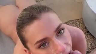 Halli N Lover Onlyfans Video Sunbathe And Suck A Cock!